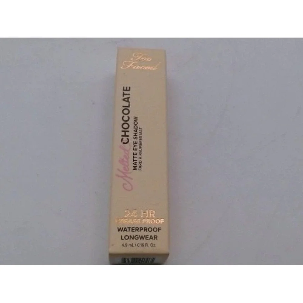 Too Faced Melted Chocolate Liquid Matte Eye Shadow, Coco Cream, BRAND NEW IN BOX